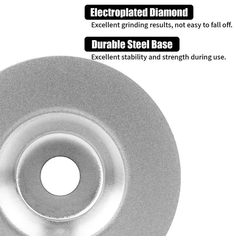 SI FANG Diamant-Schleifscheibe für Winkelschleifer, Farbe: Silber, Durchmesser: 100 mm - Bild 4