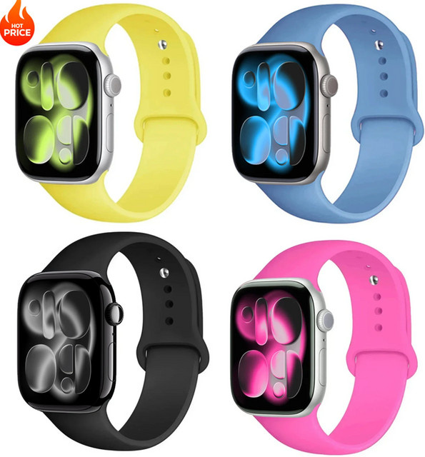 Uhrenarmband Silikon, Unisex - Bild 1