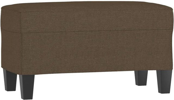 vidaXL Sitzbank Braun aus Stoff B/T/H: 70 x 35 x 41 cm