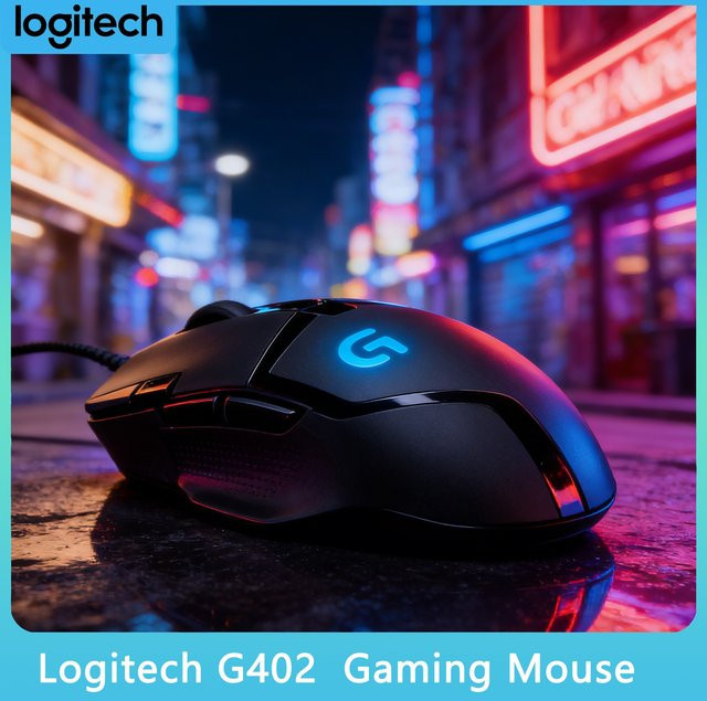 Logitech G402 Gaming-Maus in Schwarz - Bild 1