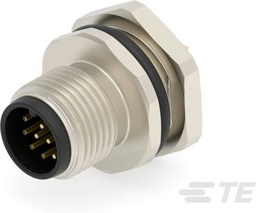 TE Connectivity T4132012121-000 Front Mount Steckverbinder in Silber - Bild 1
