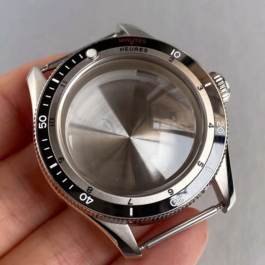 Tandorio Uhrengehäuse Edelstahl, Silber, 40 mm, Herren - Bild 1