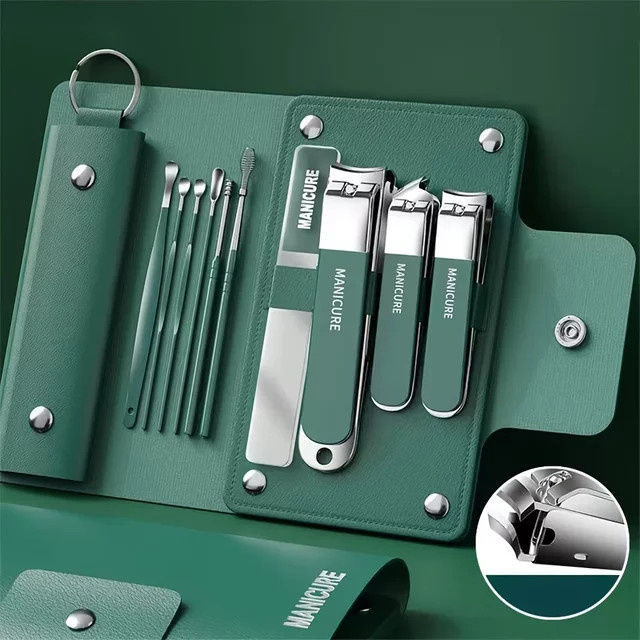 Ouriner Nagelknipser-Set, 10-teilig, Edelstahl, Silber, Glänzend, Unisex - Bild 1