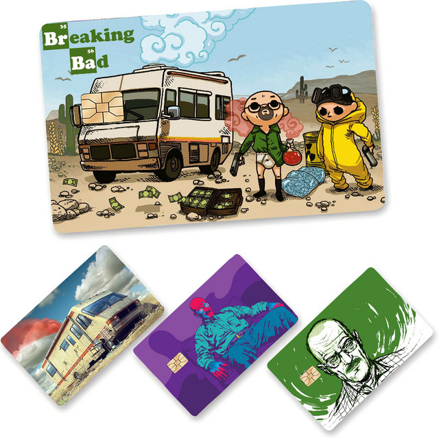 Breaking Bad Kreditkarten Aufkleber wasserfest und kratzfest in Multicolour - Bild 1