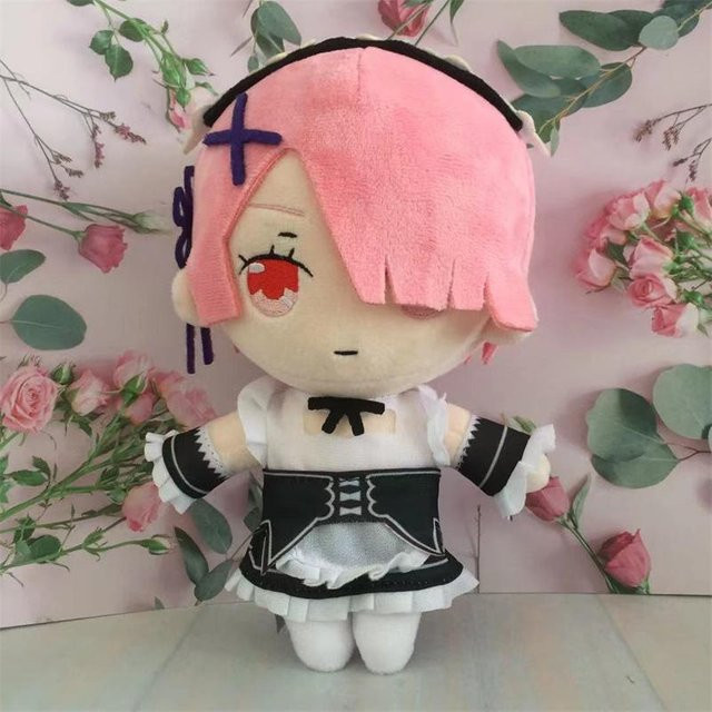 Yiran Health & Beauty Re:Zero Rem Ram, Plüschpuppe, 20cm - Bild 1