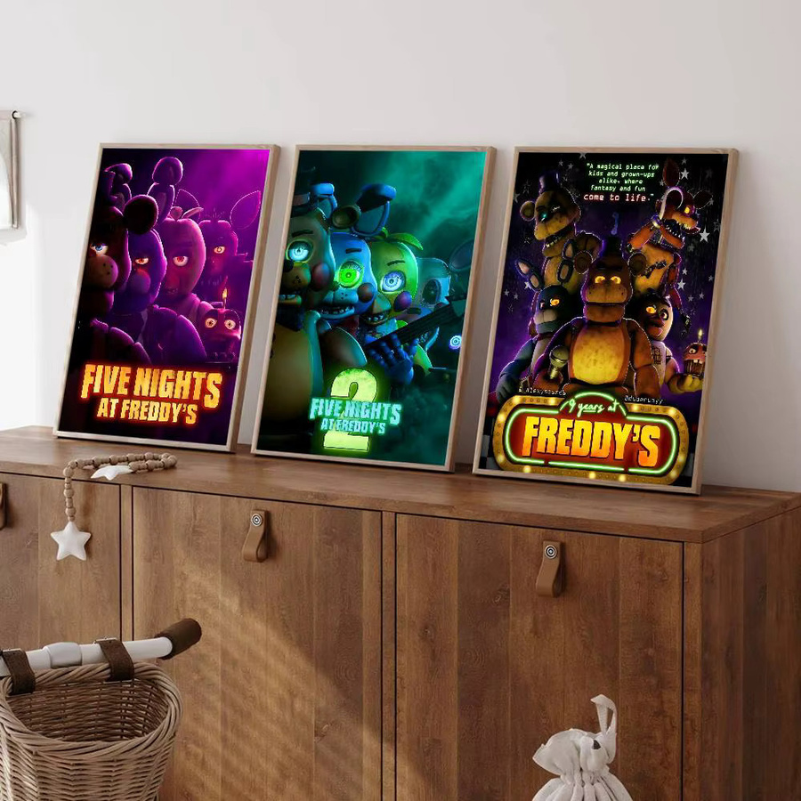 Rastar Five Nights At Freddy's Selbstklebendes Kunstposter in Weiß - Bild 3