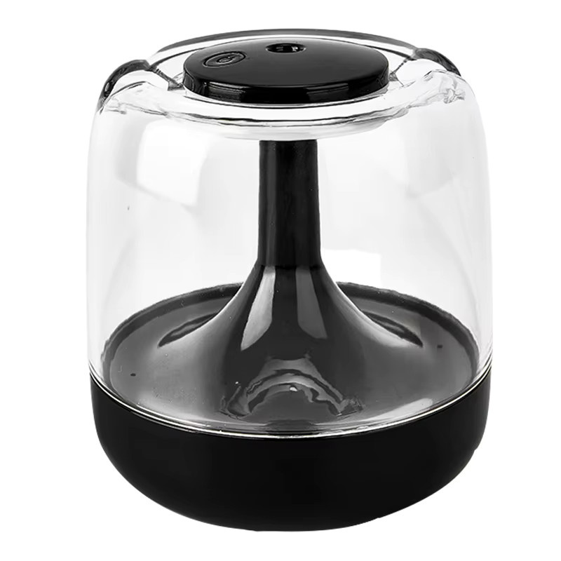 TENGKESi Aroma Diffuser Luftbefeuchter mit Farbwechsel-Beleuchtung und transparentem Wassertank in Weiß - Bild 7