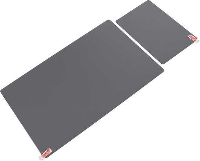 Igeteck 2er Set Bildschirmschutz aus gehärtetem Glas für 15 Zoll und 8 Zoll Haupt- und Rückbildschirm in Grau - Bild 1