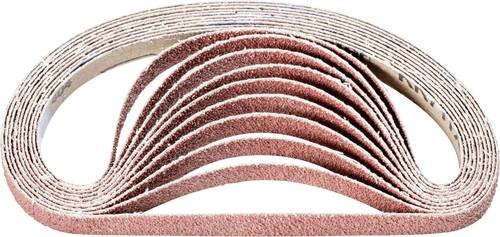 PFERD Korund Schleifband A40 für universelle Anwendung, 100 Stück, B: 13 mm, L: 457 mm - Bild 1