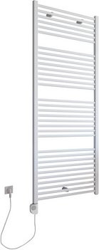 Schulte Handtuchwärmer Turbo inklusive Heizstab in Alpinweiß, B/H/T: 60 x 153,5 x 10,9 cm - Bild 1