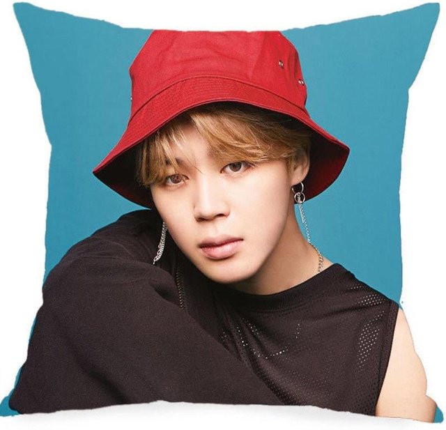 Bangtan Boys BTS Kissenbezug Blue Jimin Pfirsichhaut Material - Bild 1