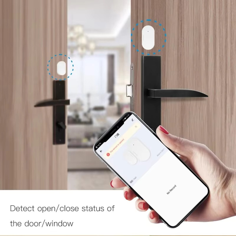EWelink ZigBee Tür- und Fenster-Magnetsensor, kabelloser Smart Home Magnetsensor in Weiß für Alexa, Zigbee2MQTT und ZHA - Bild 2