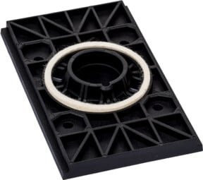 Bosch Schwingplatte für Exzenterschleifer in Schwarz, B/T: 80 x 130 mm - Bild 1