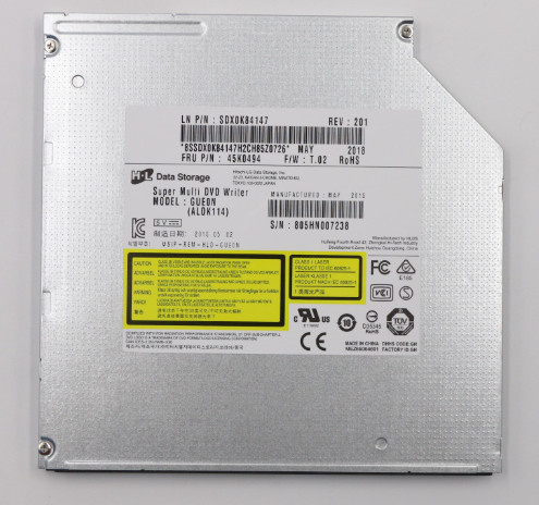 Lenovo ODD Slim Tray DVD Optical Drive in Silber (45K0494) 9.0mm - Bild 1