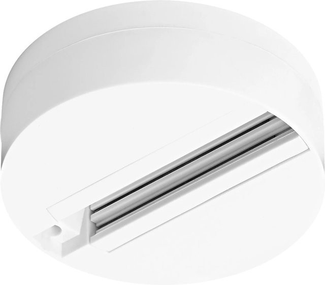 Ledvance Schienensystem Zubehör Rundbasis aus Aluminium in Weiß mit Durchmesser: 10 cm - Bild 1