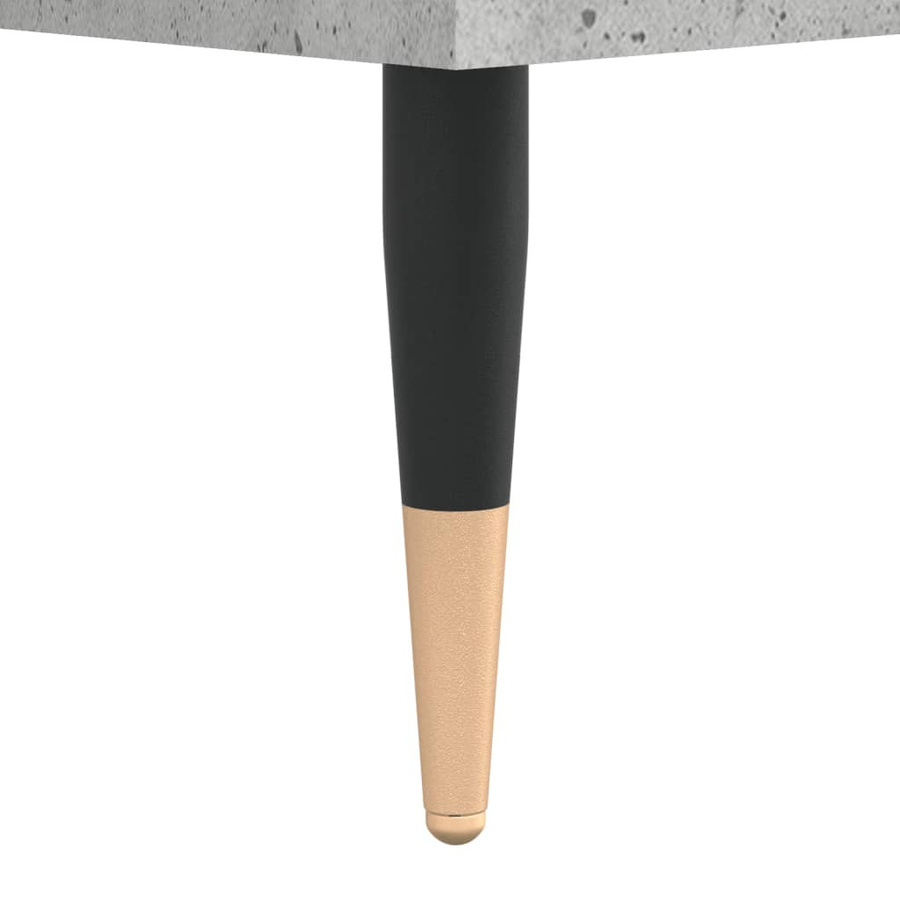 vidaXL Couchtisch in Betongrau und Artisan Eiche, rechteckig, B/T/H: 60 x 50 x 40 cm - Bild 4