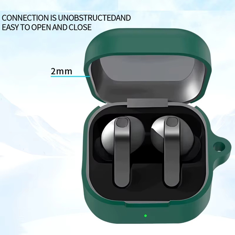 Silikonhülle für Samsung Galaxy Buds 4 Pro in Schwarz als Softshell Anti-Fall-Schutz - Bild 2