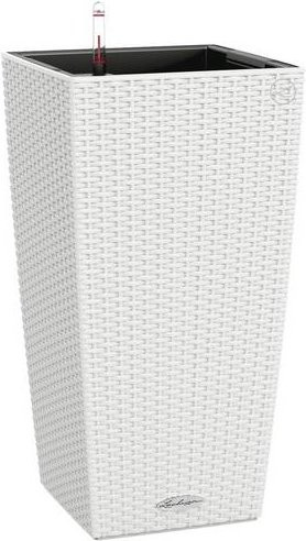 Lechuza Pflanzsäule Cubico Cottage Weiß B/T/H: 40 x 40 x 75 cm - Bild 1