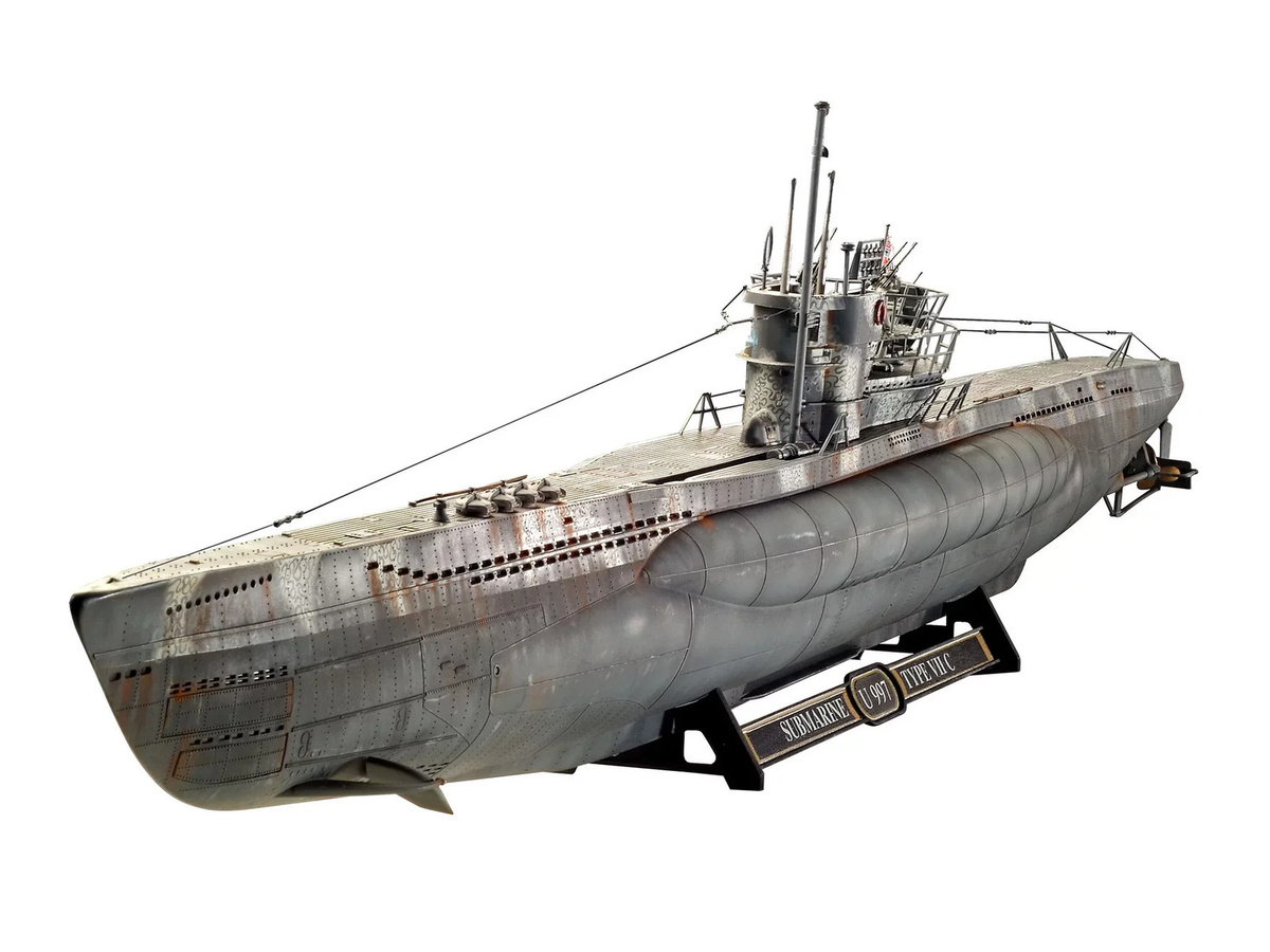 Revell German Submarine Type VII C-41 U-Boot Modellbausatz 1:72 - Bild 3