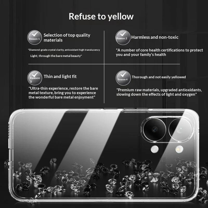 Transparente Handyhülle für Xiaomi Poco X8 Pro Max - Bild 3
