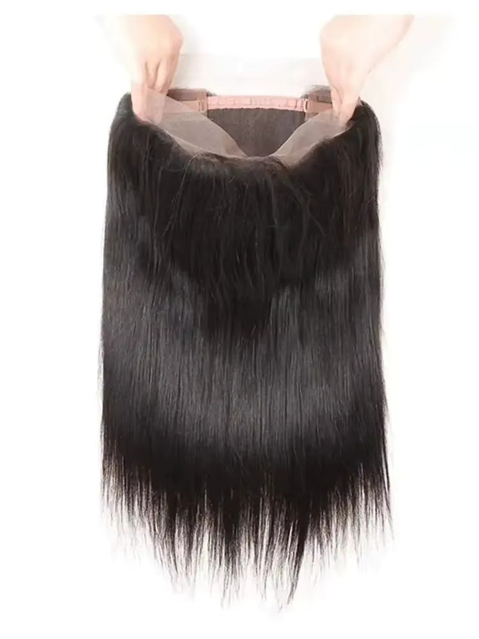 Linhua Full Lace Frontal Perücke, 100 % brasilianisches Echthaar, Damen - Bild 2