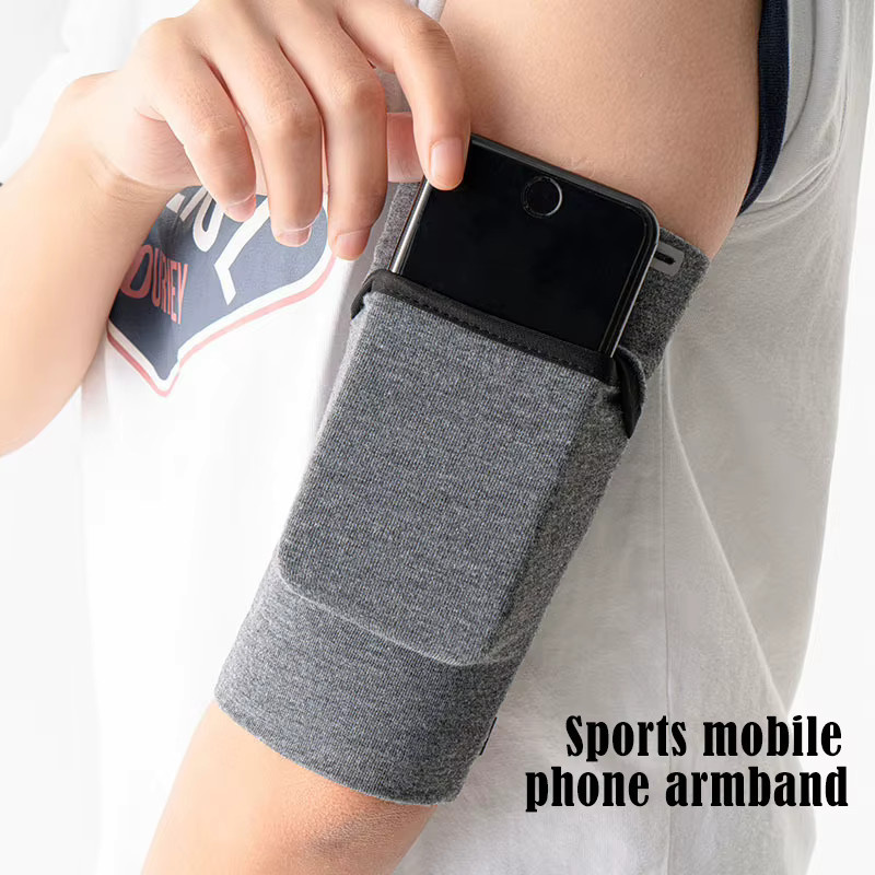XMSJ Armband Handytasche für Laufsport und Jogging in Grau - Bild 2