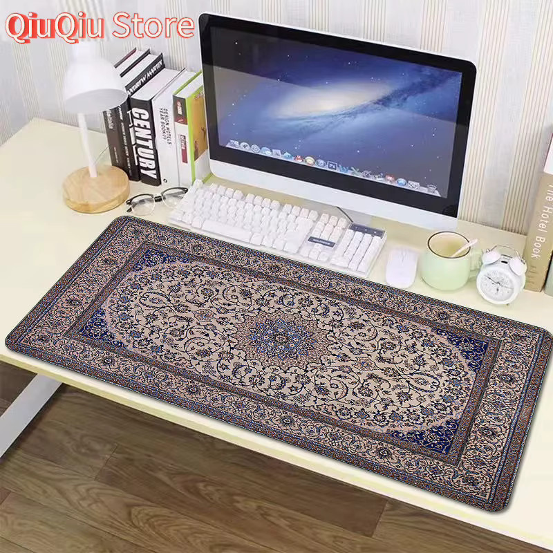 XXL Mauspad Potdemiel mit Perser-Design in Multicolour, B/T/H: 90 x 40 x 0,3 cm - Bild 2