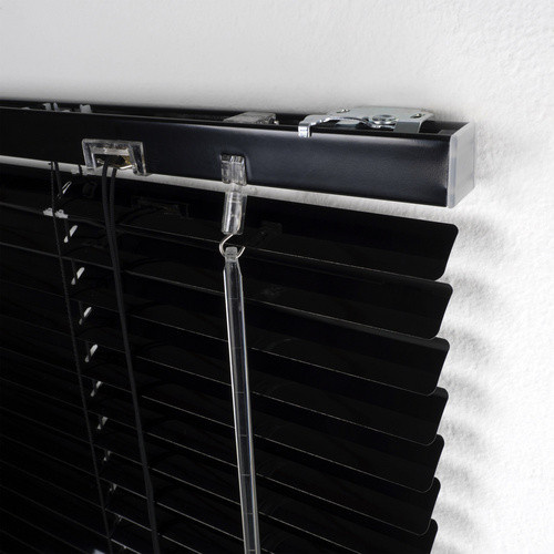 LIEDECO Aluminium-Jalousie in Schwarz mit 25 mm Lamellenbreite, B: 160 cm, H: 180 cm - Bild 4