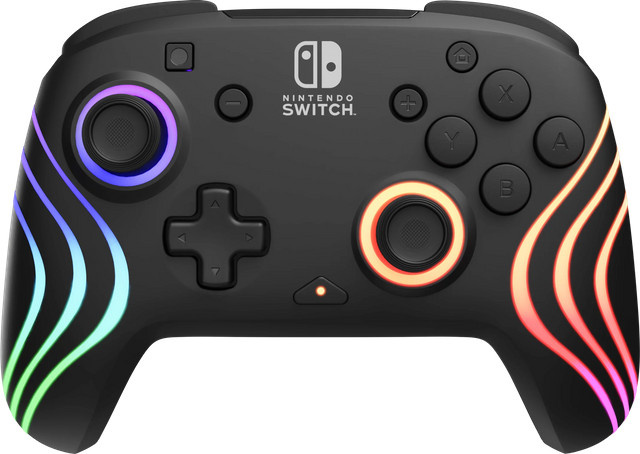 PDP Afterglow Wave Wireless Controller für Nintendo Switch, Schwarz - Bild 1