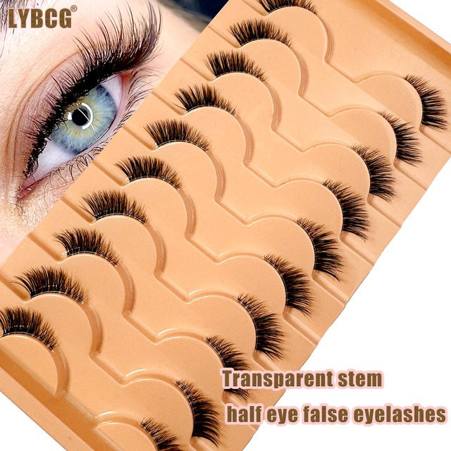 LYBCG Falsche Wimpern 3D Wispy, Natürlich, Unisex - Bild 1
