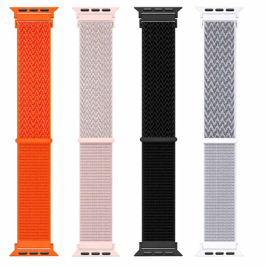 Nylon-Schlaufenarmband für Apple Watch, Textil/NATO, Unisex, Gemustert - Bild 2