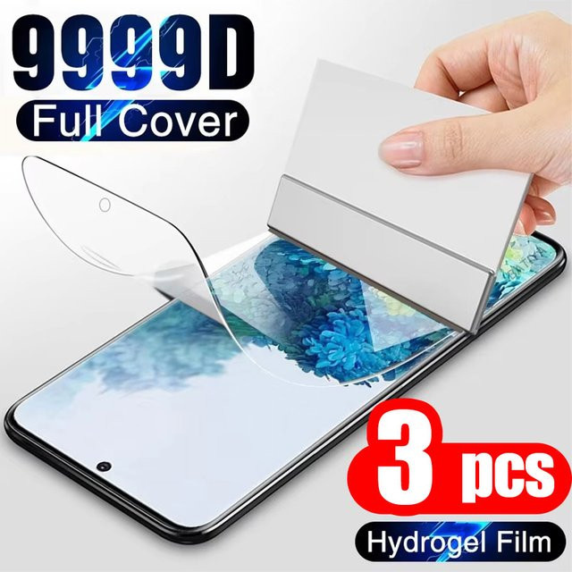 Transparentes Hydrogel Displayschutzfolie Set für Samsung Galaxy A-Serie (A05, A15, A16, A17, A32, A35, A36, A37, A51, A53, A55, A56, A57, A72) - Bild 1