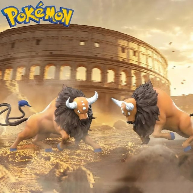 Potdemiel Pokémon Tauros, Actionfigur, PVC, 6-7cm - Bild 1