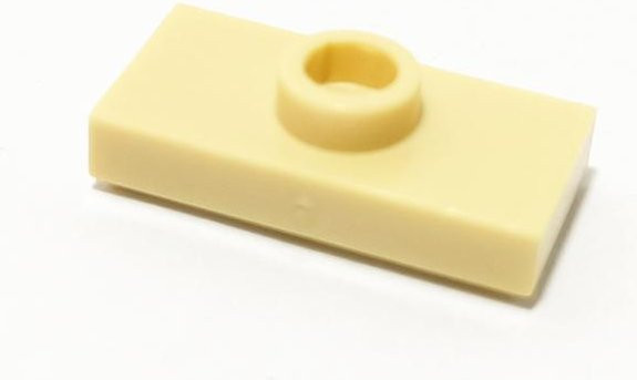 Yiran toy Bausteine Ziegel Platte Modifiziert 1x2 mit 1 Noppe 50-teiliges Set - Bild 1