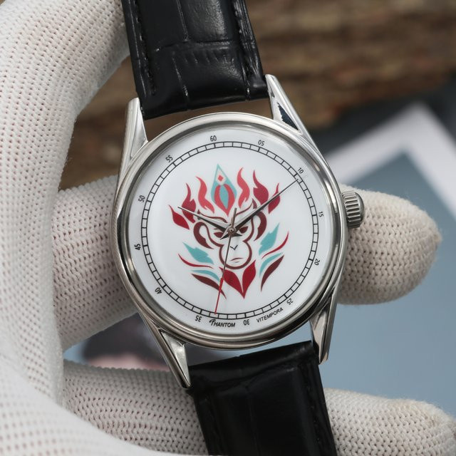HEIMDALLR Armbanduhr, Handaufzug, 38 mm, Leder, Herren - Bild 1