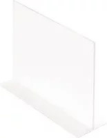 Deflecto Tischaufsteller Classic Image T-Form DIN A3 quer transparent aus Kunststoff - Bild 1