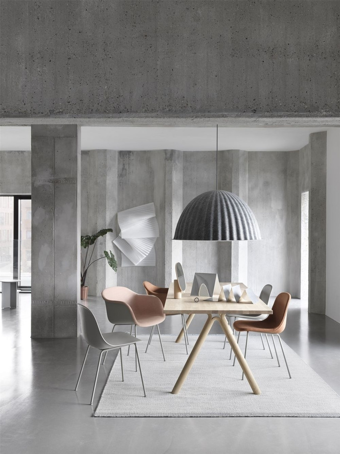 Muuto Fiber Side Stuhl mit Kufengestell im skandinavischen Design - Bild 1