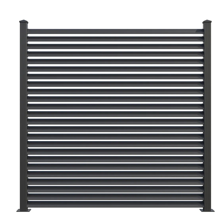 GroJa Steckzaun Lumino Ellipse aus Aluminium in Anthrazit, B/H: 180 x 180 cm - Bild 2