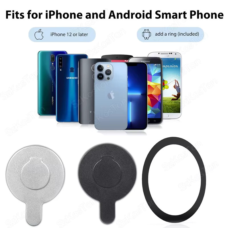 DJI Magnetischer Ring Clamp Halter für Magsafe kompatible Smartphones, passend für DJI Osmo Gimbal Stabilisatoren OM7, OM7P, OM6, OM5 und OM4 SE - Bild 2