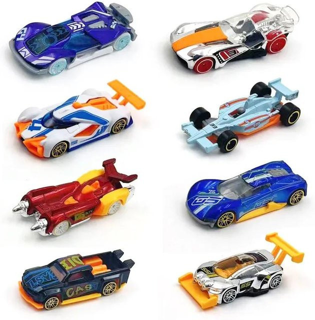 Linyi toy car Sportwagen, Fahrzeuge, Metall, Bunt / Mehrfarbig, 8-teiliges Set, ab 3 Jahre - Bild 1