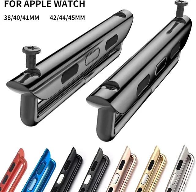 OAKCHARM Adapter Stecker für Apple Watch, Edelstahl, Silber - Bild 1