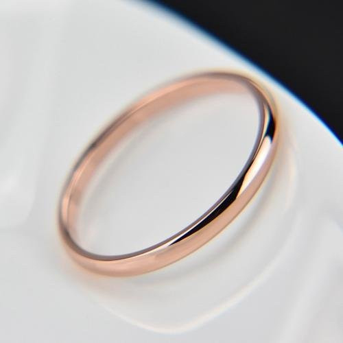 Ring Titanstahl, Roségold, Damen - Bild 1