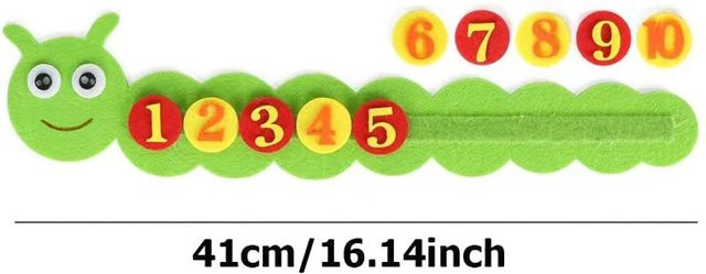OKEJOLLY Mathespielzeug, Filz, Montessori Lehrmittel - Bild 1