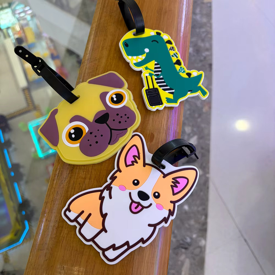 BOYI Gepäckanhänger, Corgi, Dinosaurier, Unisex - Bild 1