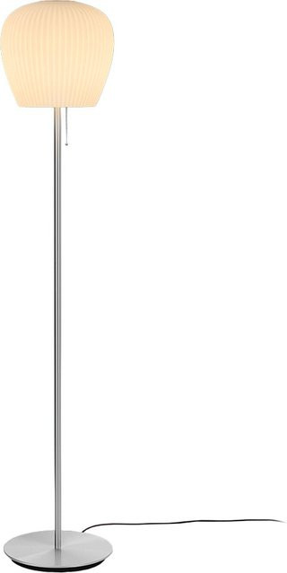 Holtkötter Liv S Stehleuchte aus Aluminium in matt mit Opalglas und E27 Fassung - Bild 1