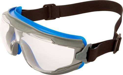 3M Goggle Gear 500 GG501NSGAF-BLU Vollsichtbrille mit Antibeschlag-Schutz in Blau und Grau nach EN 166 - Bild 1