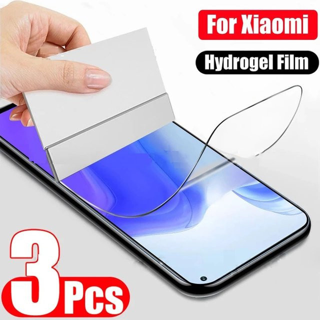 3er Pack Hydrogel Schutzfolien für Xiaomi Mi Serie in Transparent - Bild 1