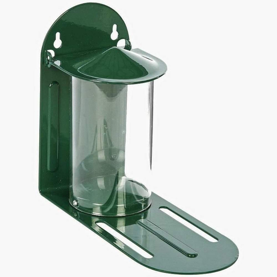 CJ Wildlife Eichhörnchen-Futterautomat rund aus Metall in Grün - Bild 3