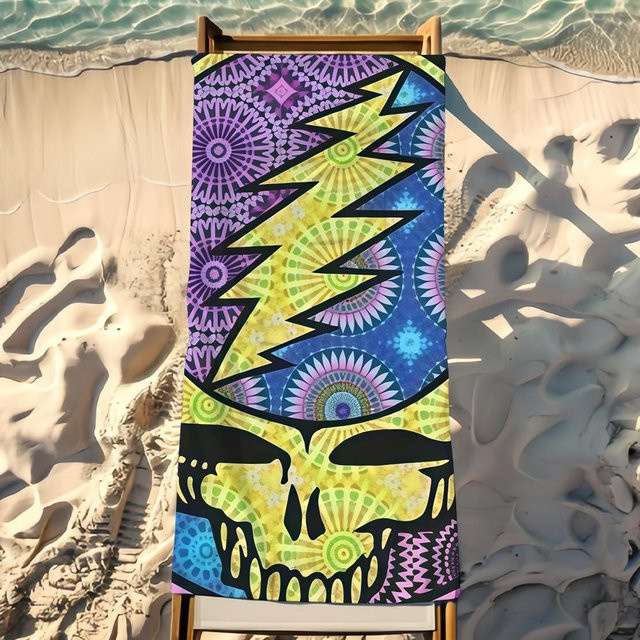JMG Household Supplies Grateful Dead Rock Band Strandtuch Multicolour B: 40 cm, H: 70 cm - Bild 1