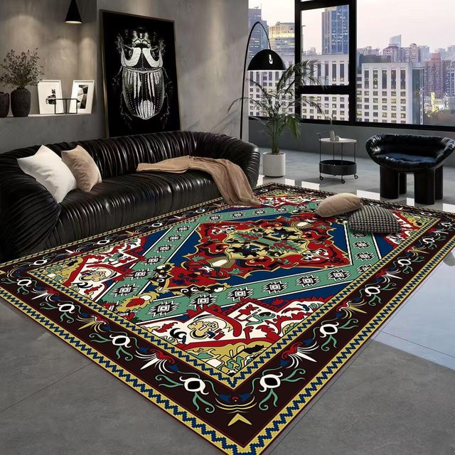 Waschbarer Teppich im persischen Stil von HGHT, bunt, B/T: 90 x 60 cm - Bild 1